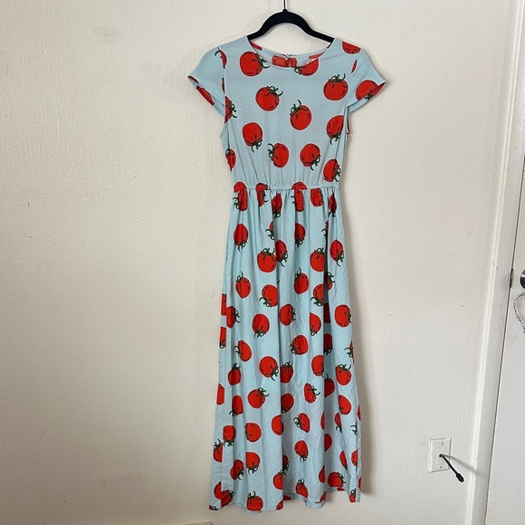 Tomato Print Maxi Dress - Picture 2 of 5